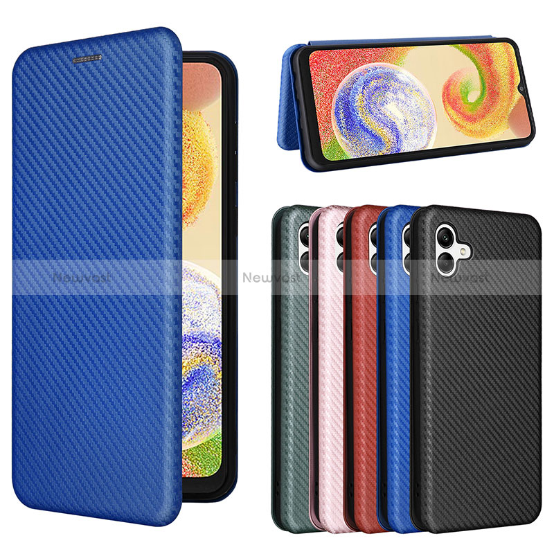 Leather Case Stands Flip Cover Holder L04Z for Samsung Galaxy M04