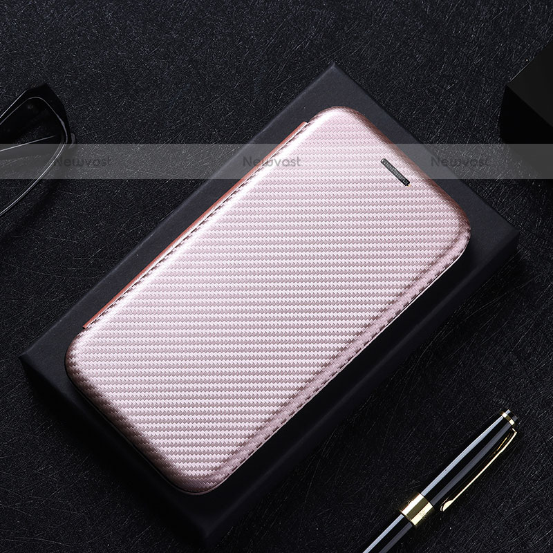 Leather Case Stands Flip Cover Holder L04Z for Samsung Galaxy M11