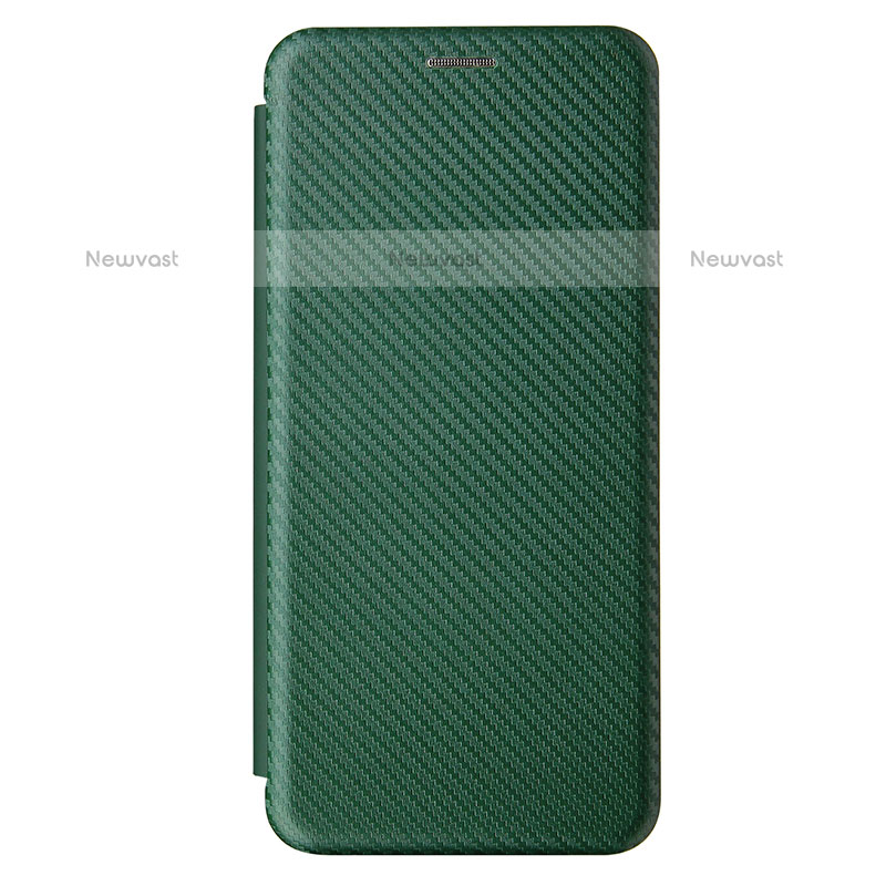 Leather Case Stands Flip Cover Holder L04Z for Samsung Galaxy M62 4G Green