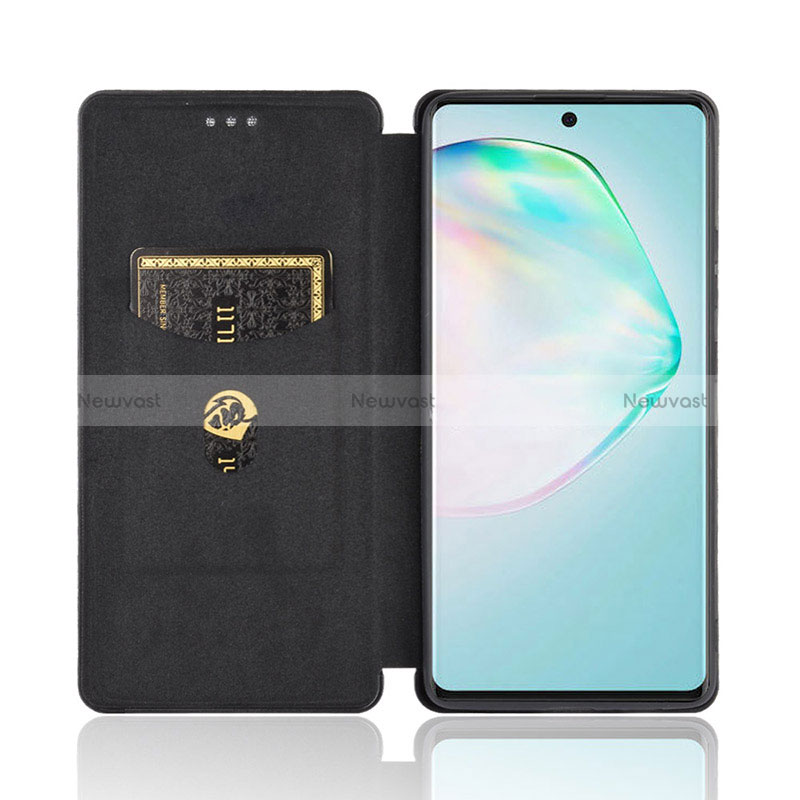 Leather Case Stands Flip Cover Holder L04Z for Samsung Galaxy S10 Lite