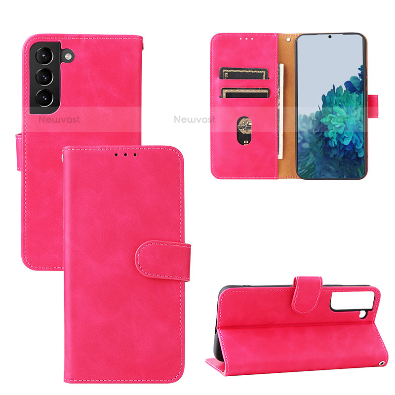 Leather Case Stands Flip Cover Holder L04Z for Samsung Galaxy S21 Plus 5G