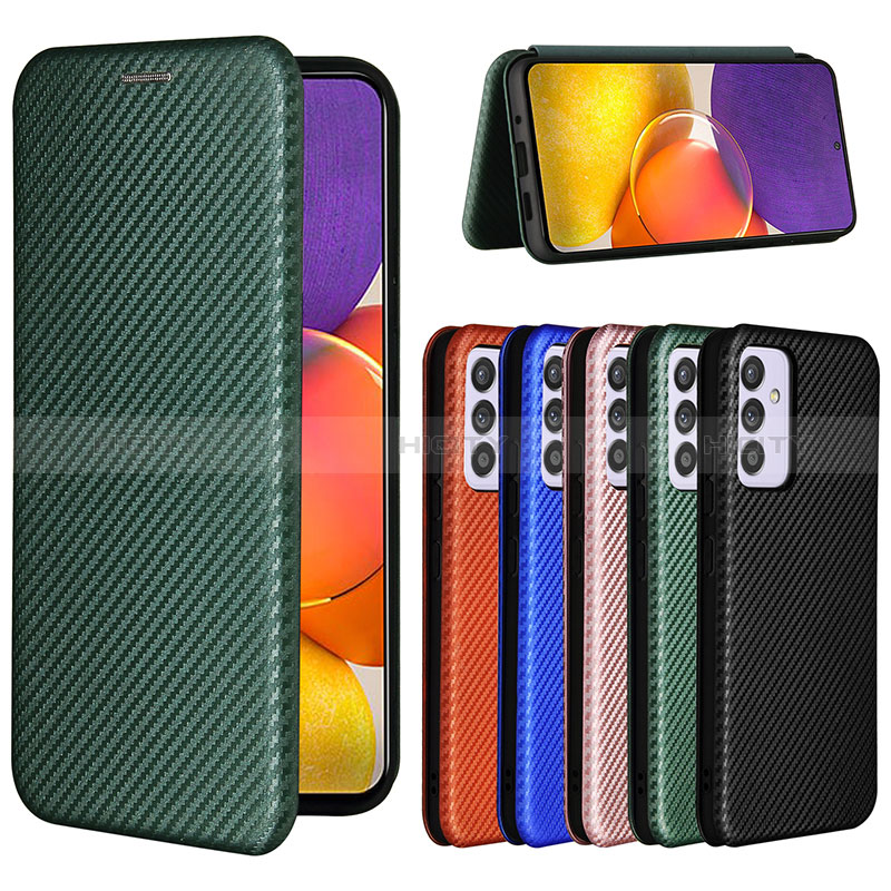 Leather Case Stands Flip Cover Holder L04Z for Samsung Galaxy S23 FE 5G