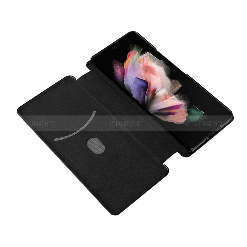 Leather Case Stands Flip Cover Holder L04Z for Samsung Galaxy Z Fold4 5G