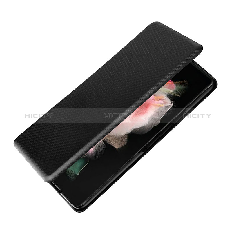 Leather Case Stands Flip Cover Holder L04Z for Samsung Galaxy Z Fold4 5G