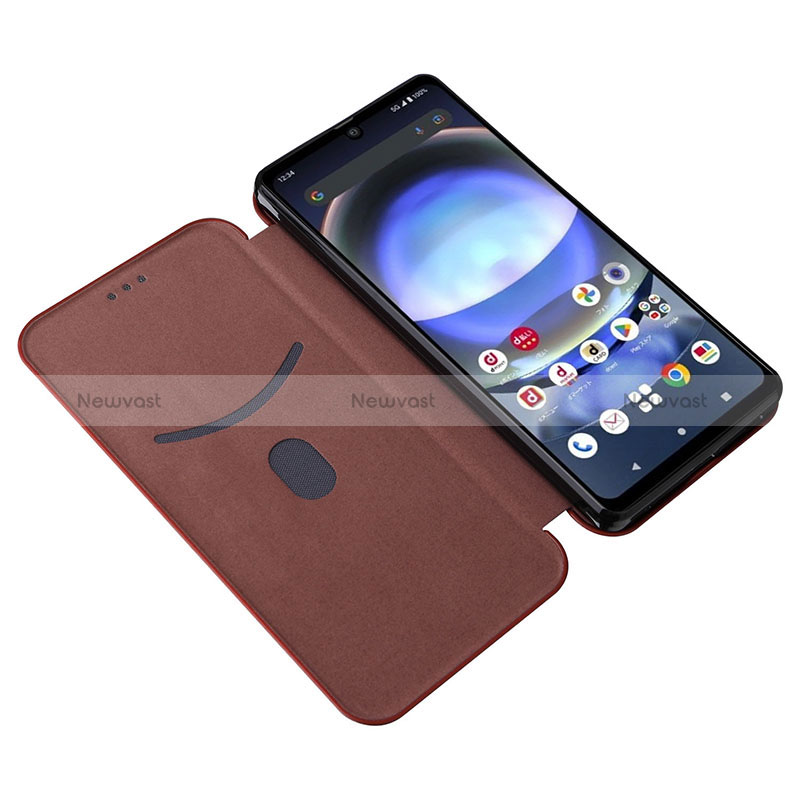 Leather Case Stands Flip Cover Holder L04Z for Sharp Aquos R8