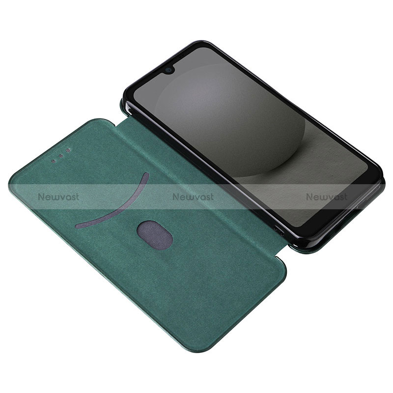 Leather Case Stands Flip Cover Holder L04Z for Sharp Aquos wish3