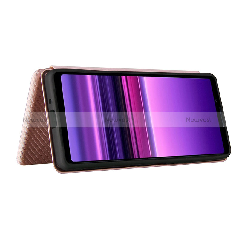 Leather Case Stands Flip Cover Holder L04Z for Sony Xperia 1 III