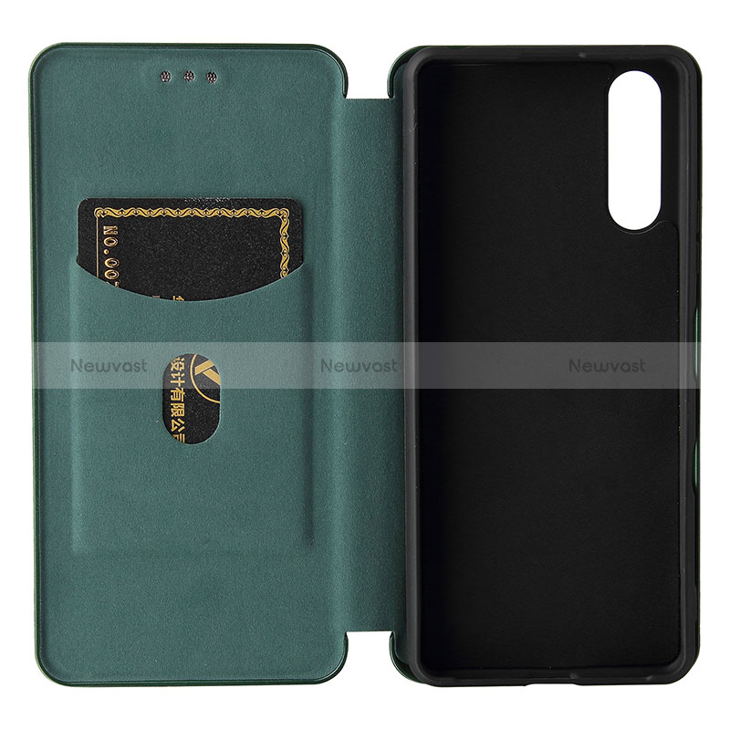 Leather Case Stands Flip Cover Holder L04Z for Sony Xperia 10 III SO-52B