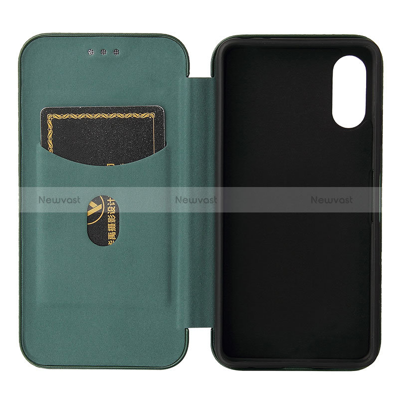 Leather Case Stands Flip Cover Holder L04Z for Sony Xperia Ace II