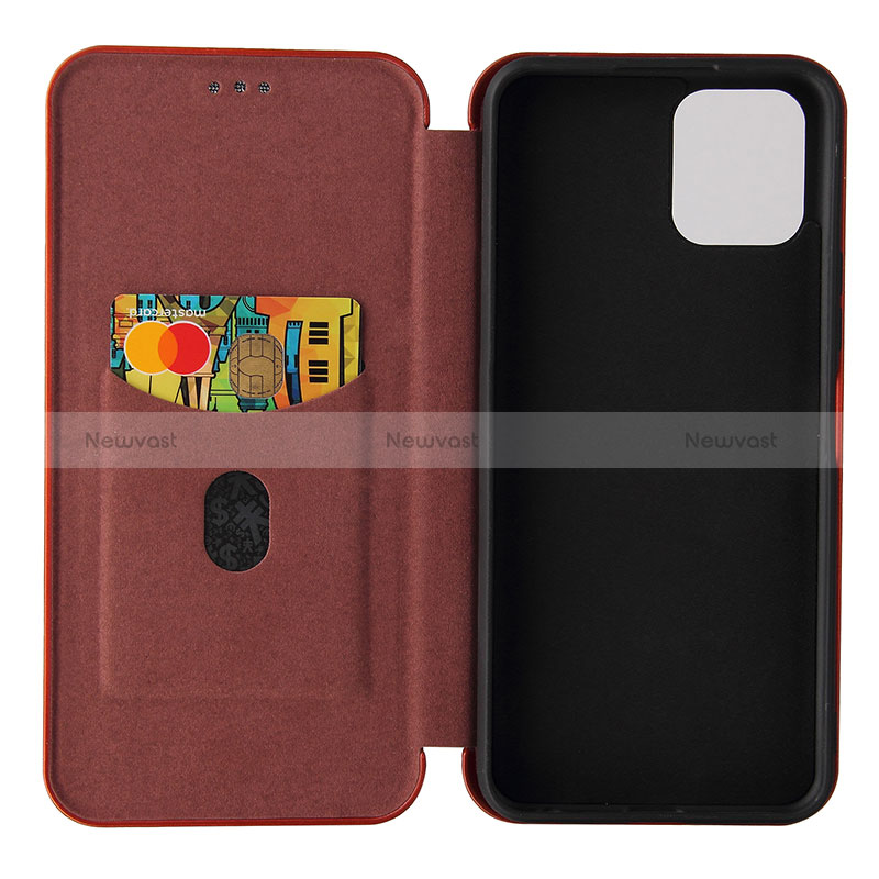 Leather Case Stands Flip Cover Holder L04Z for Vivo iQOO U3 5G