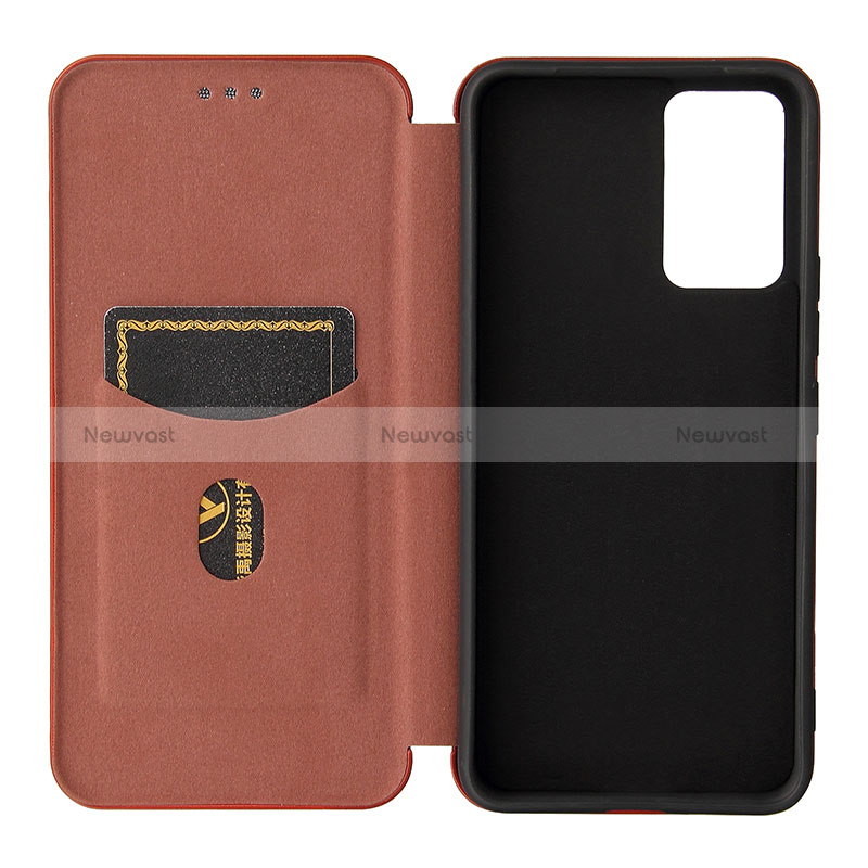 Leather Case Stands Flip Cover Holder L04Z for Vivo V21 5G