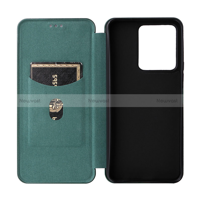 Leather Case Stands Flip Cover Holder L04Z for Vivo Y22s