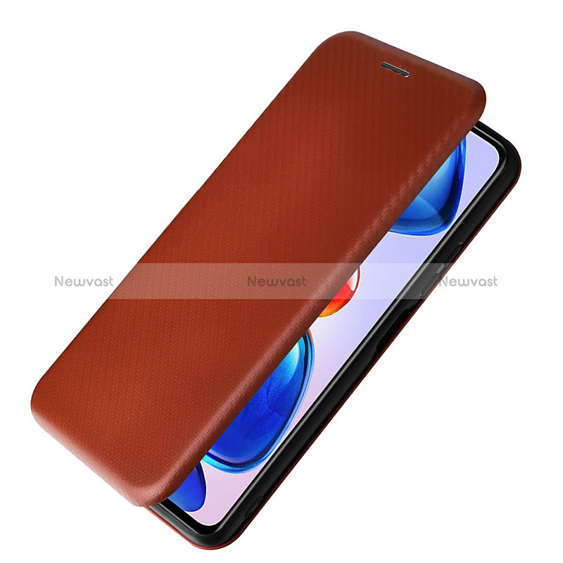 Leather Case Stands Flip Cover Holder L04Z for Xiaomi Redmi Note 11S 5G