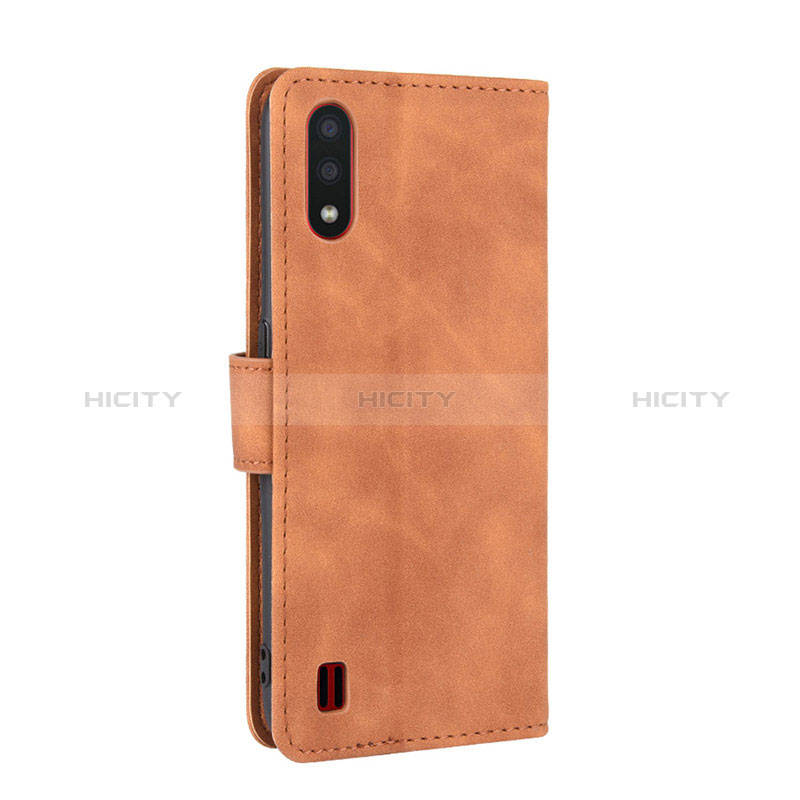 Leather Case Stands Flip Cover Holder L05Z for Samsung Galaxy A01 SM-A015