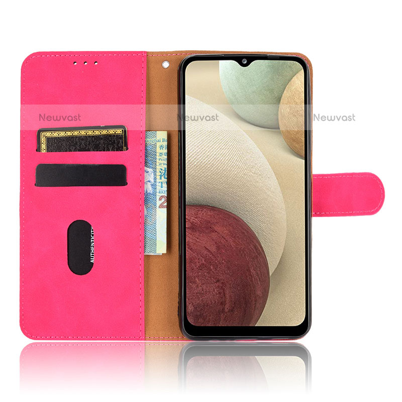 Leather Case Stands Flip Cover Holder L05Z for Samsung Galaxy A12