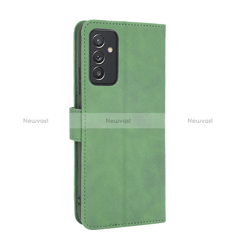 Leather Case Stands Flip Cover Holder L05Z for Samsung Galaxy A15 4G Green
