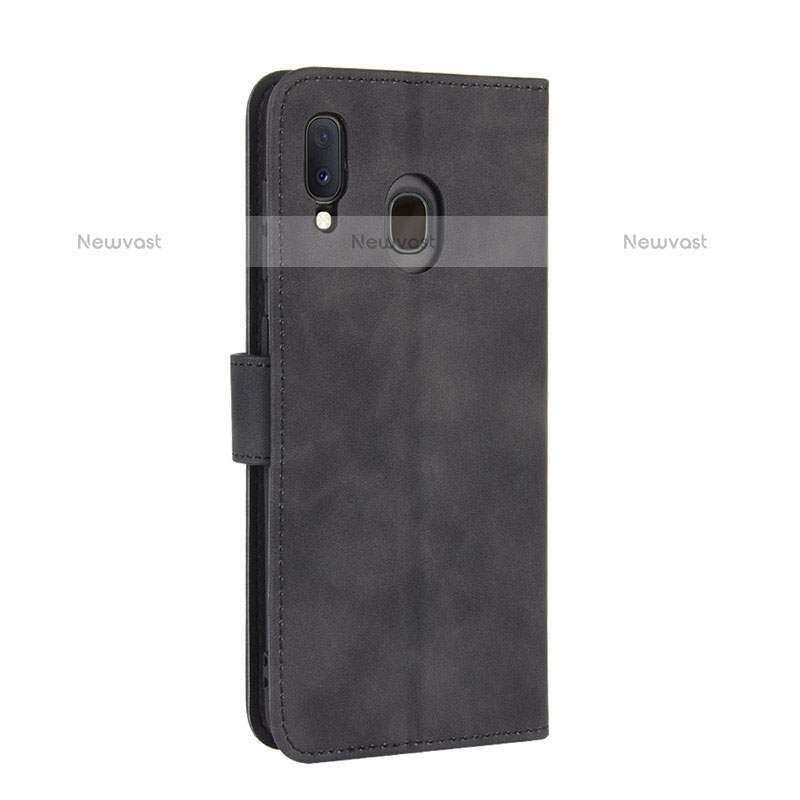 Leather Case Stands Flip Cover Holder L05Z for Samsung Galaxy A20