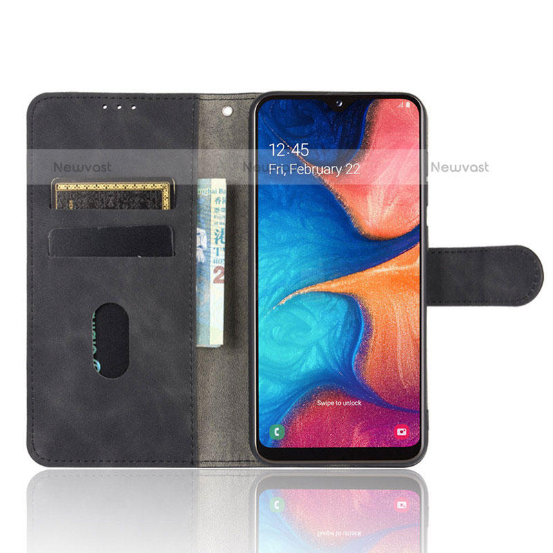 Leather Case Stands Flip Cover Holder L05Z for Samsung Galaxy A20