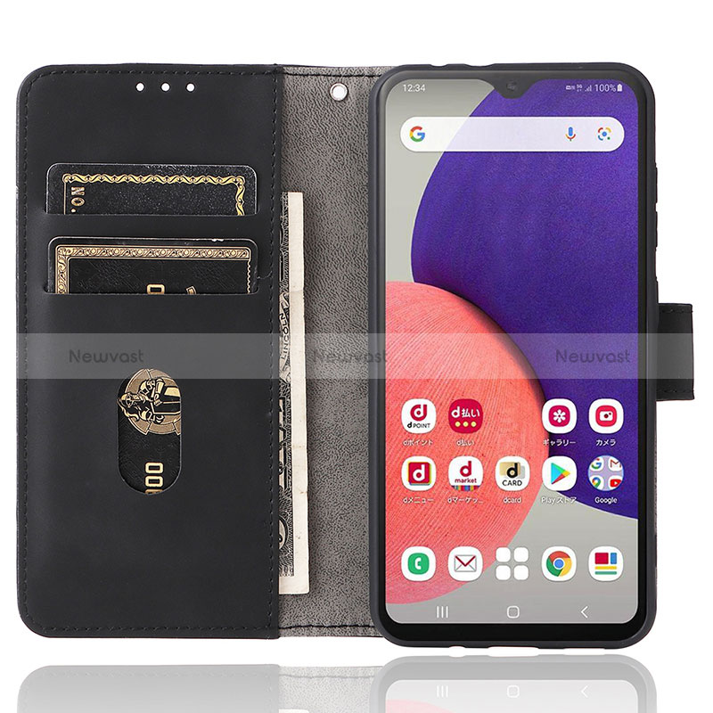 Leather Case Stands Flip Cover Holder L05Z for Samsung Galaxy A22 5G SC-56B