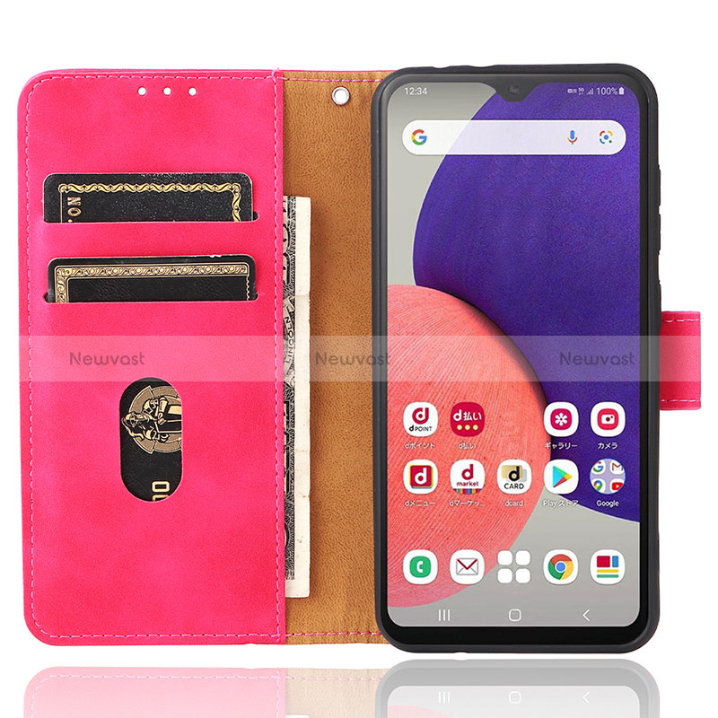 Leather Case Stands Flip Cover Holder L05Z for Samsung Galaxy A22 5G SC-56B