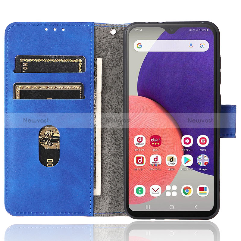 Leather Case Stands Flip Cover Holder L05Z for Samsung Galaxy A22 5G SC-56B