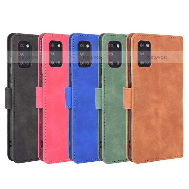 Leather Case Stands Flip Cover Holder L05Z for Samsung Galaxy A31