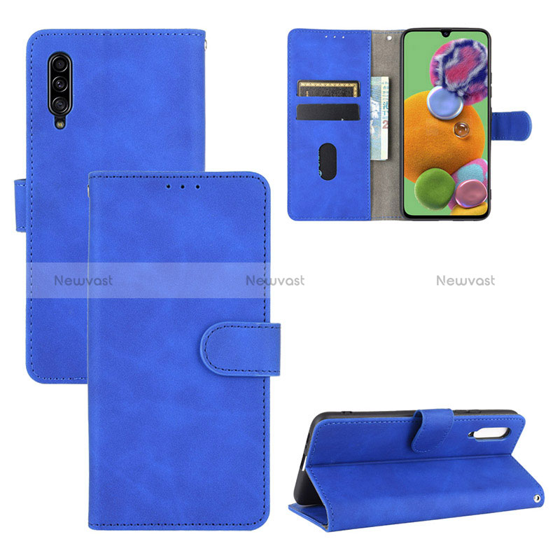 Leather Case Stands Flip Cover Holder L05Z for Samsung Galaxy A90 5G