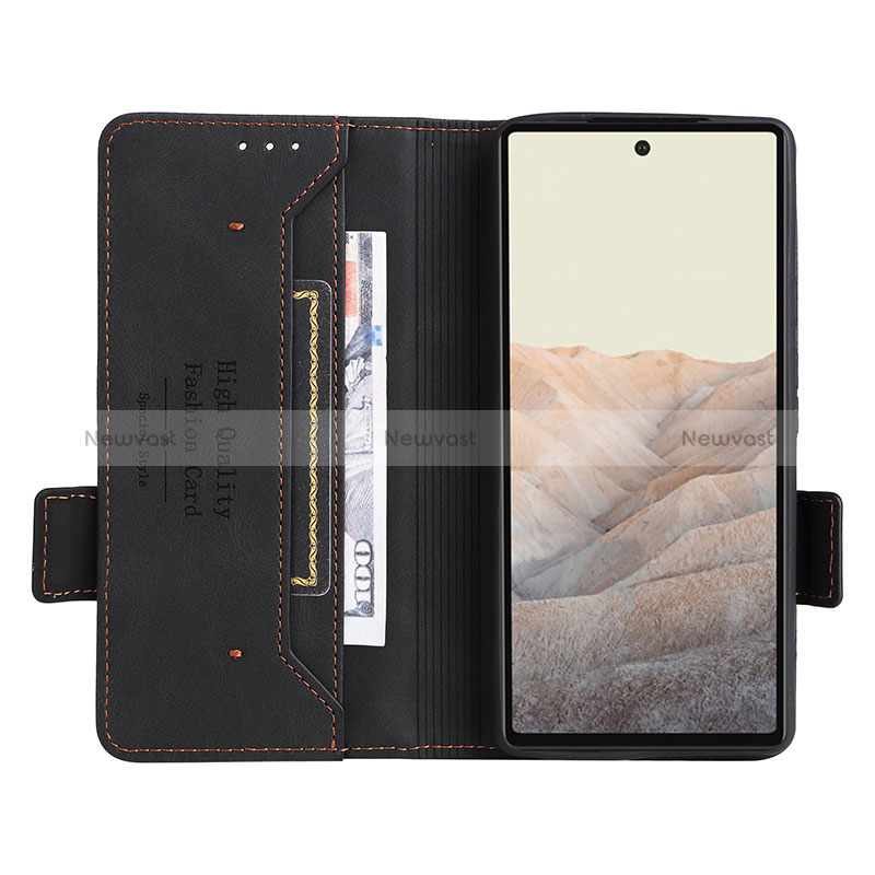 Leather Case Stands Flip Cover Holder L06Z for Google Pixel 6 5G