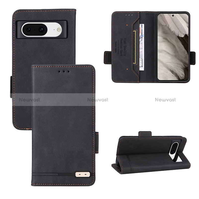 Leather Case Stands Flip Cover Holder L06Z for Google Pixel 8 5G