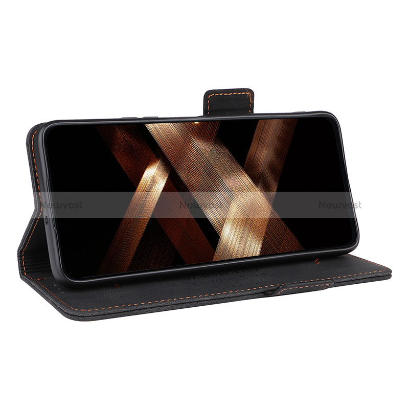 Leather Case Stands Flip Cover Holder L06Z for Huawei Honor X8b