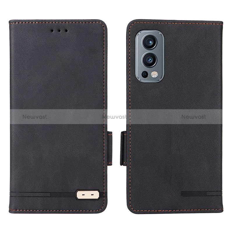 Leather Case Stands Flip Cover Holder L06Z for OnePlus Nord 2 5G