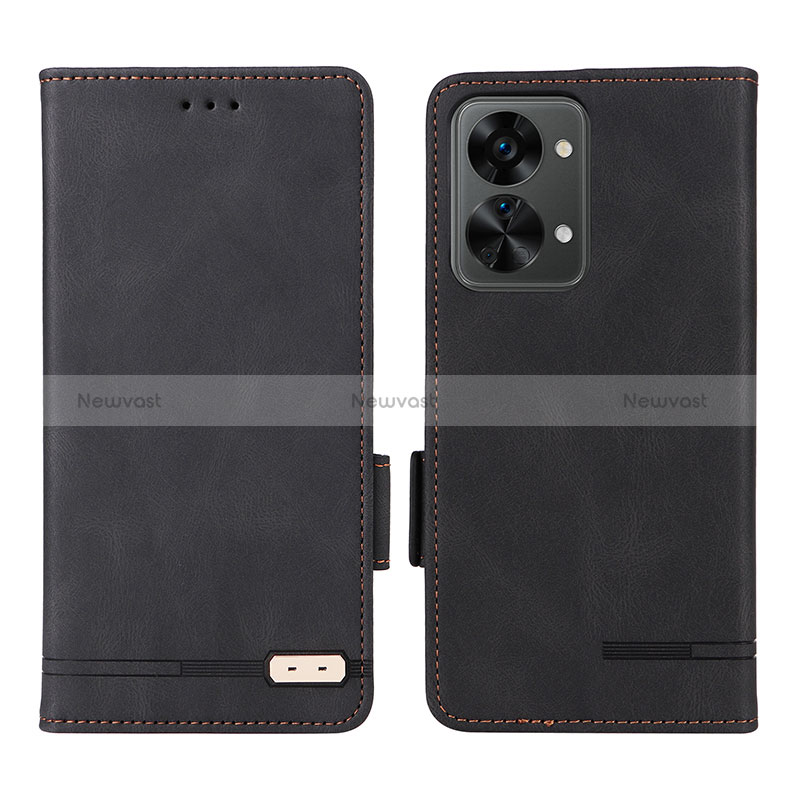 Leather Case Stands Flip Cover Holder L06Z for OnePlus Nord 2T 5G