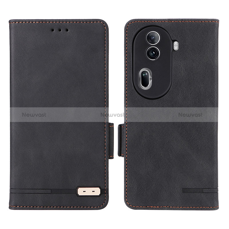 Leather Case Stands Flip Cover Holder L06Z for Oppo Reno11 Pro 5G