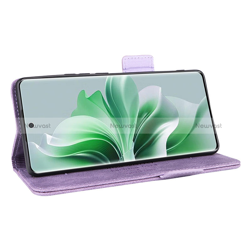 Leather Case Stands Flip Cover Holder L06Z for Oppo Reno11 Pro 5G