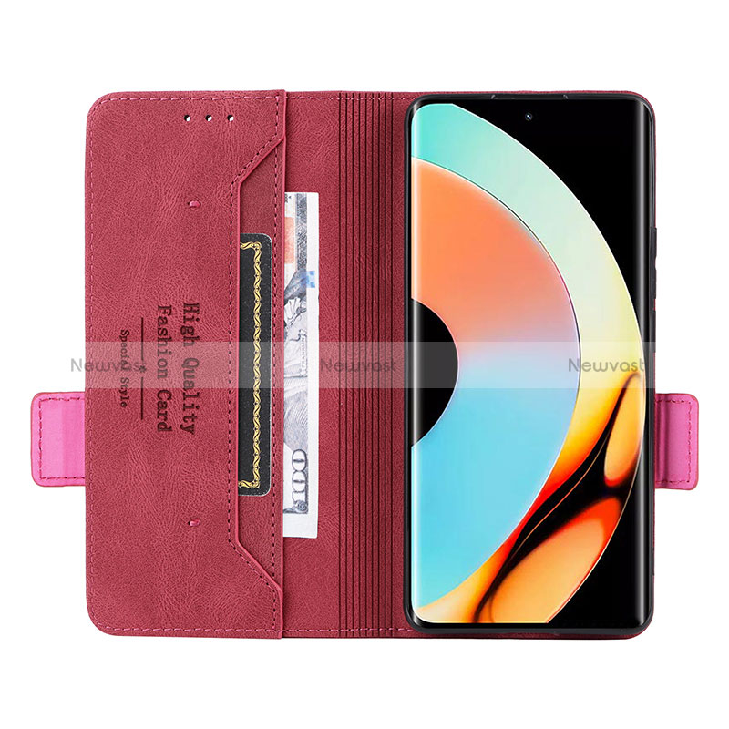 Leather Case Stands Flip Cover Holder L06Z for Realme 10 Pro+ Plus 5G