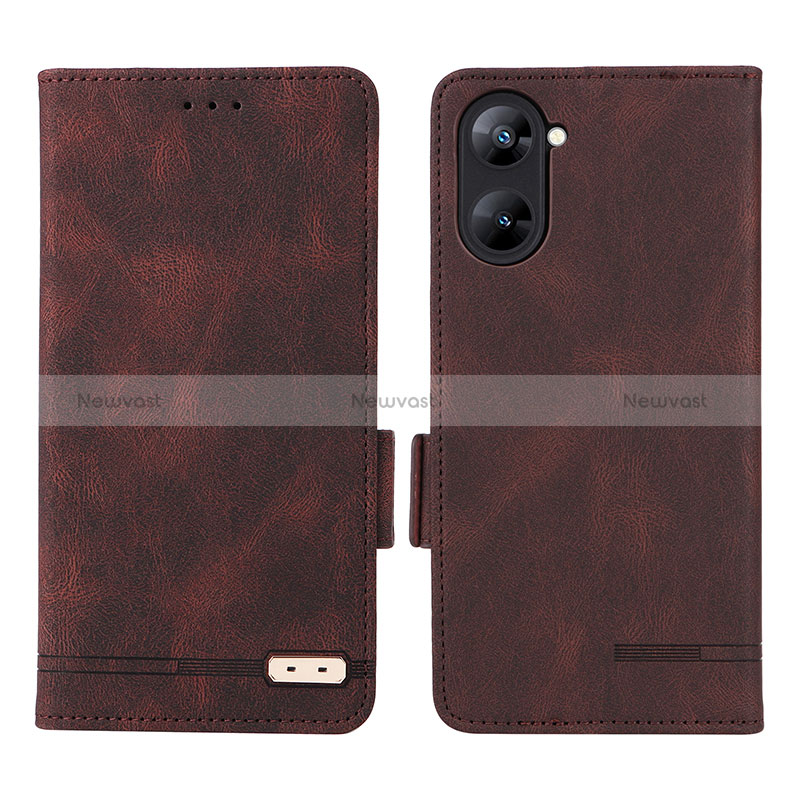 Leather Case Stands Flip Cover Holder L06Z for Realme 10S 5G