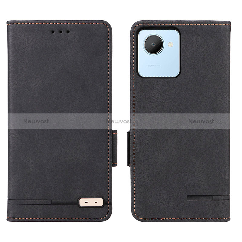 Leather Case Stands Flip Cover Holder L06Z for Realme C30