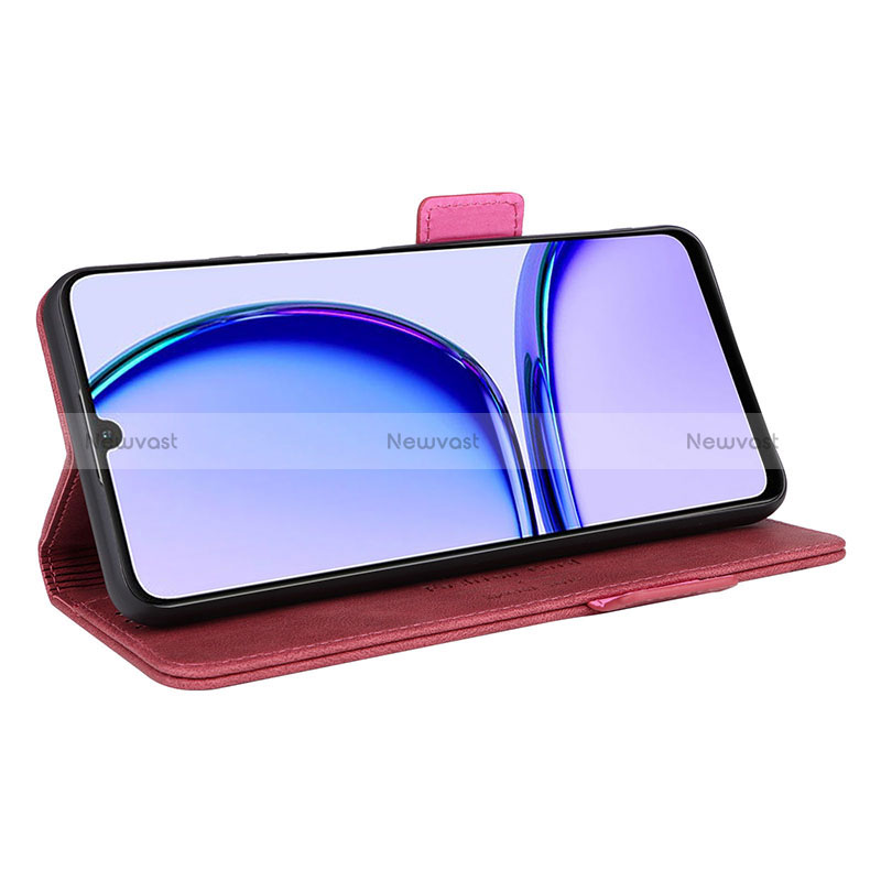 Leather Case Stands Flip Cover Holder L06Z for Realme C51