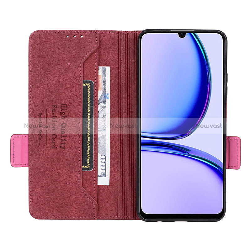 Leather Case Stands Flip Cover Holder L06Z for Realme C53 India