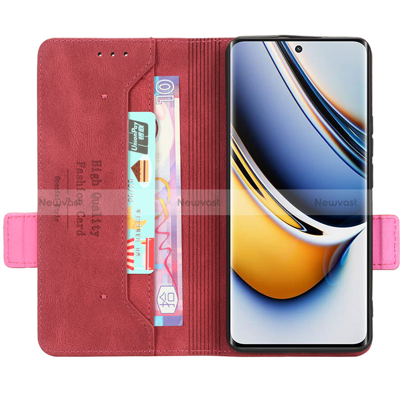 Leather Case Stands Flip Cover Holder L06Z for Realme Narzo 60 Pro 5G