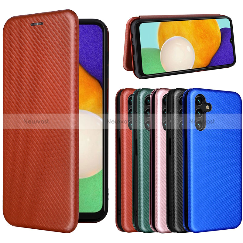 Leather Case Stands Flip Cover Holder L06Z for Samsung Galaxy A13 5G