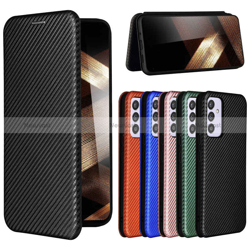 Leather Case Stands Flip Cover Holder L06Z for Samsung Galaxy A15 LTE