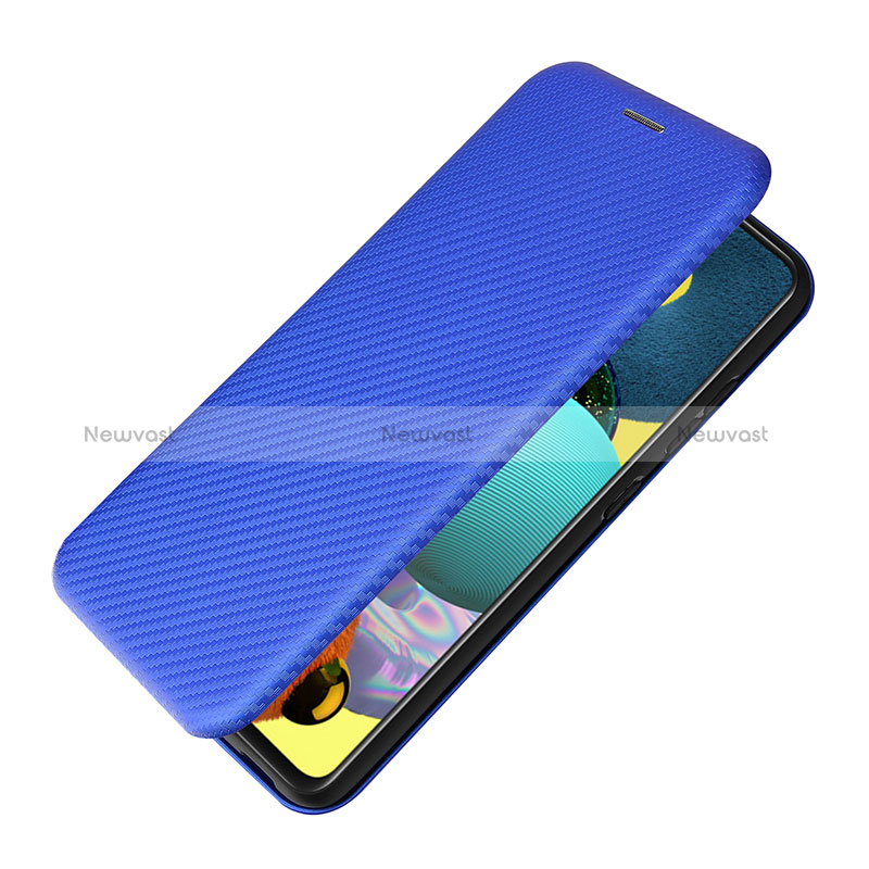 Leather Case Stands Flip Cover Holder L06Z for Samsung Galaxy A52 5G