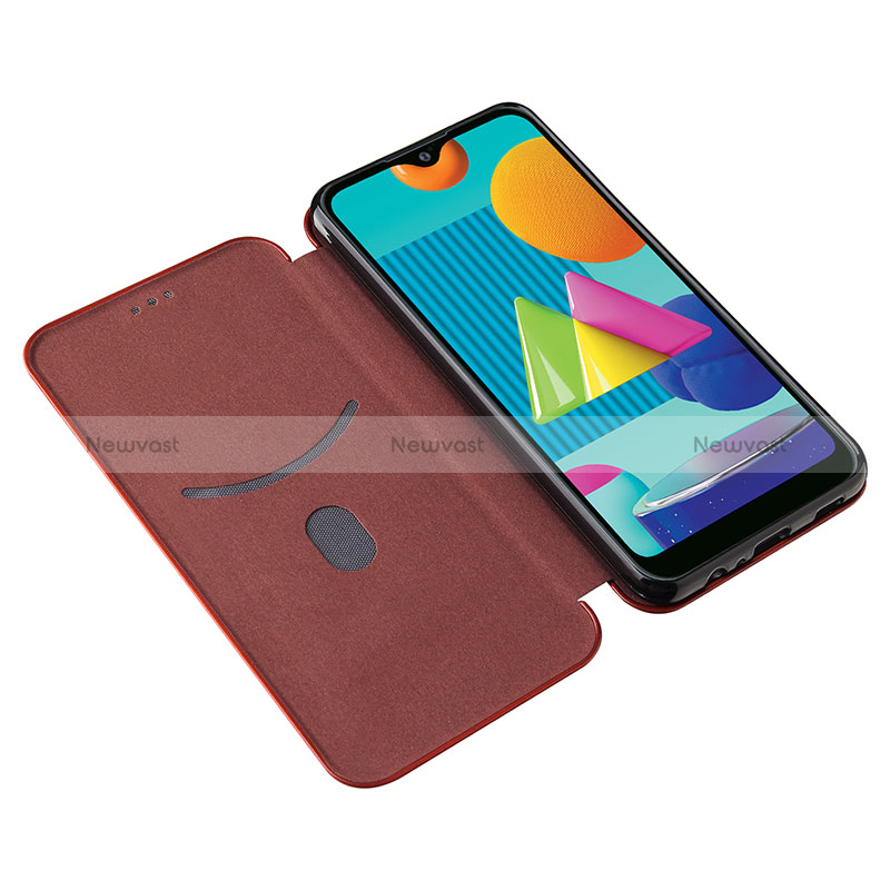 Leather Case Stands Flip Cover Holder L06Z for Samsung Galaxy M02