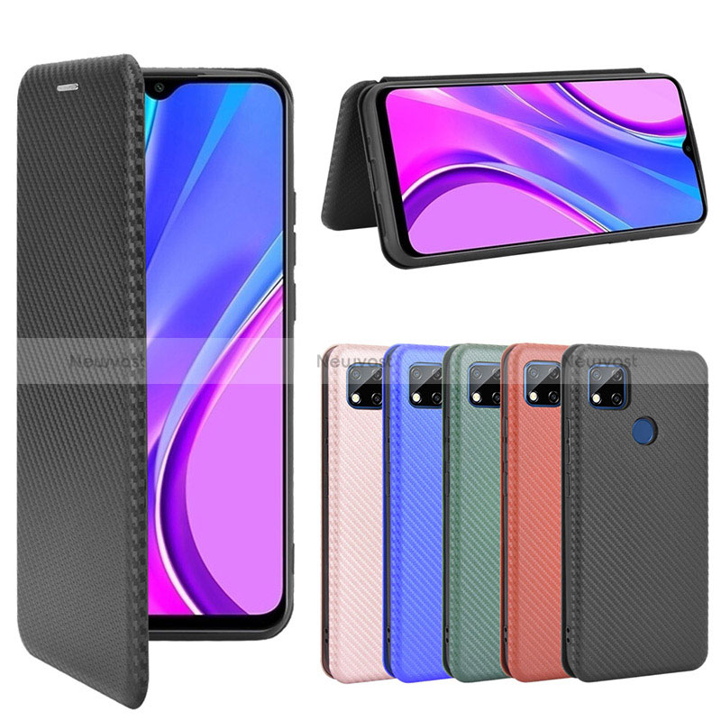 Leather Case Stands Flip Cover Holder L06Z for Xiaomi Redmi 9 Activ