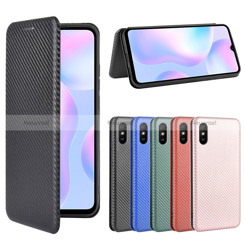 Leather Case Stands Flip Cover Holder L06Z for Xiaomi Redmi 9A