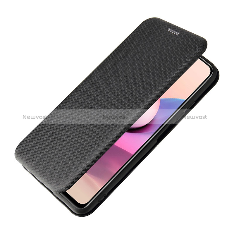 Leather Case Stands Flip Cover Holder L06Z for Xiaomi Redmi Note 10 4G