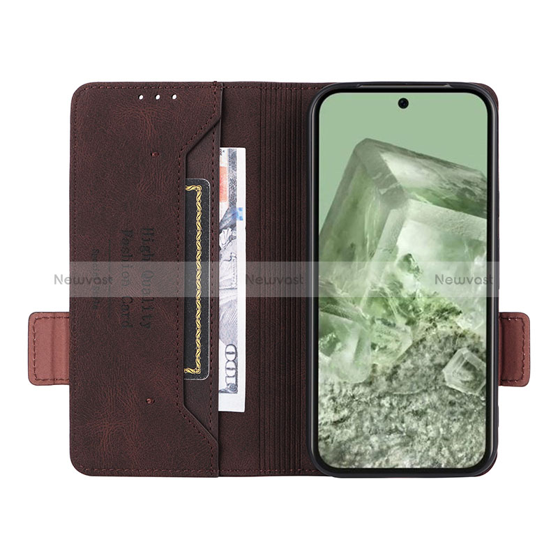 Leather Case Stands Flip Cover Holder L07Z for Google Pixel 8a 5G