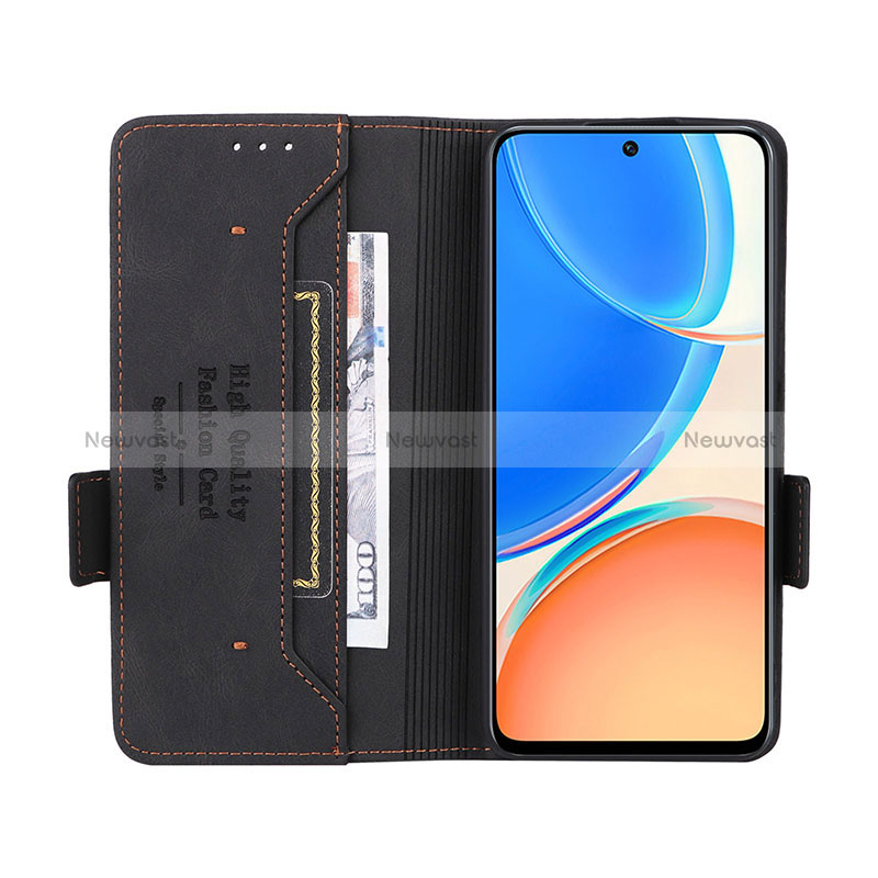 Leather Case Stands Flip Cover Holder L07Z for Huawei Honor X8 4G