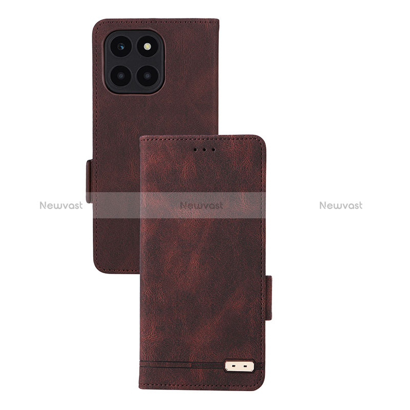 Leather Case Stands Flip Cover Holder L07Z for Huawei Honor X8b